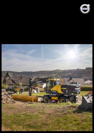 Gumikerekes kotrók Volvo EW180E