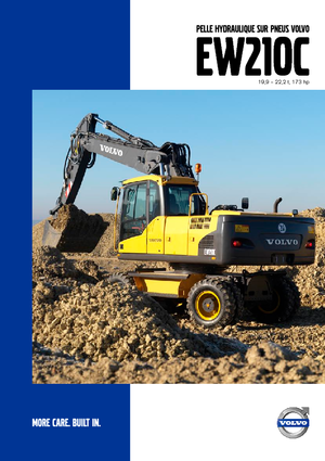 Gumikerekes kotrók Volvo EW210C
