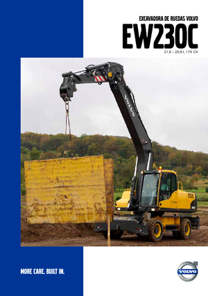 Gumikerekes kotrók Volvo EW230C