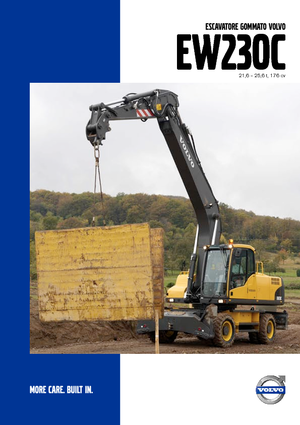 Gumikerekes kotrók Volvo EW230C