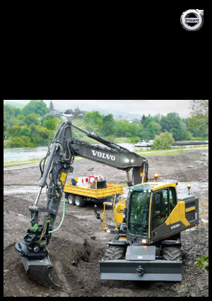 Gumikerekes kotrók Volvo EW160E