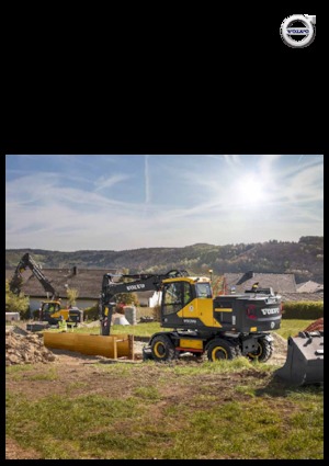 Gumikerekes kotrók Volvo EW220E