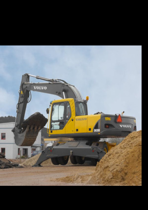 Gumikerekes kotrók Volvo EW200B