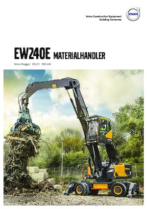 Gumikerekes kotrók Volvo EW240E MH