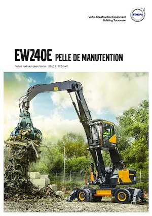 Gumikerekes kotrók Volvo EW240E MH