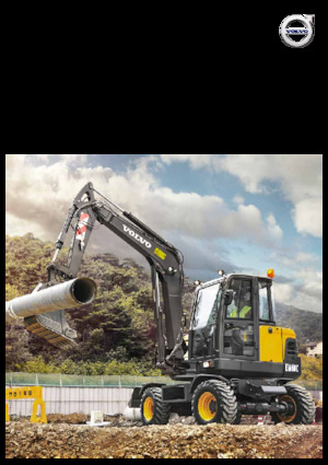 Gumikerekes kotrók Volvo EW60C