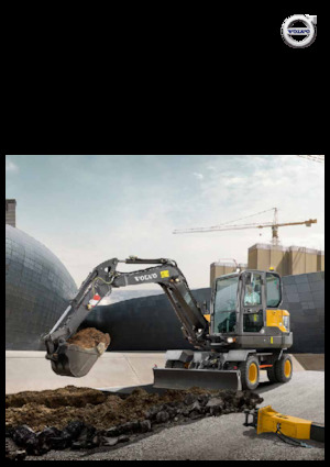 Gumikerekes kotrók Volvo EW60E