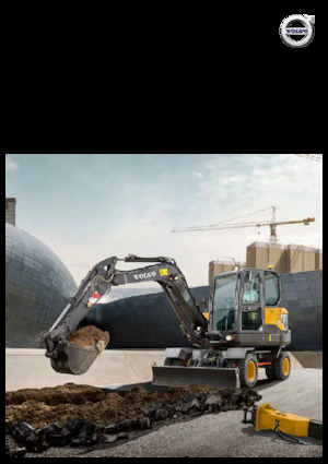 Gumikerekes kotrók Volvo EW60E