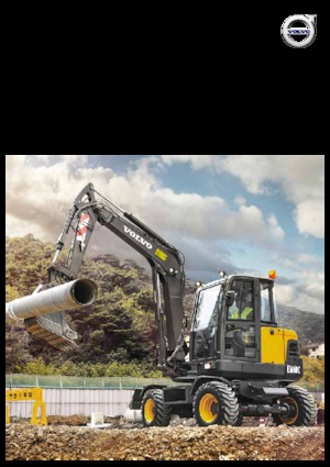 Gumikerekes kotrók Volvo EW60E 