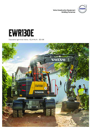 Gumikerekes kotrók Volvo EWR130E