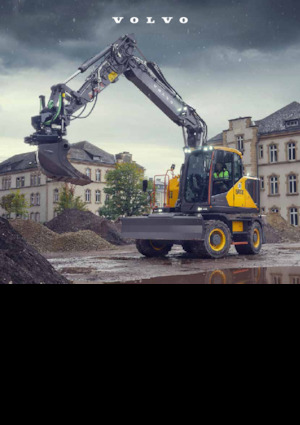 Gumikerekes kotrók Volvo EWR170