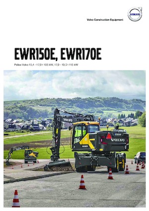Gumikerekes kotrók Volvo EWR170E