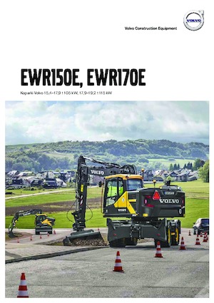 Gumikerekes kotrók Volvo EWR170E