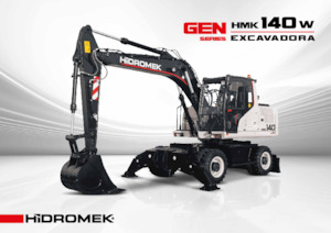 Gumikerekes kotrók Hidromek HMK 140 W