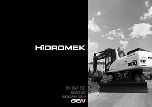 Gumikerekes kotrók Hidromek HMK 200 W