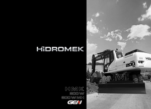 Gumikerekes kotrók Hidromek HMK 200 W