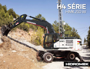 Gumikerekes kotrók Hidromek HMK 210 W