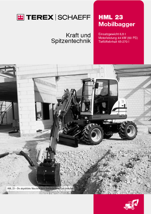 Gumikerekes kotrók Terex-Schaeff HML 23