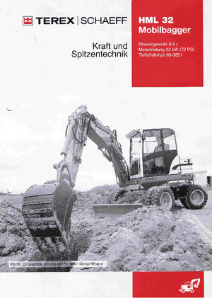 Gumikerekes kotrók Terex-Schaeff HML 32