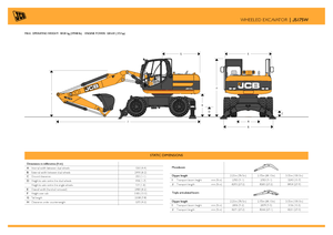 Gumikerekes kotrók JCB JS 175 W