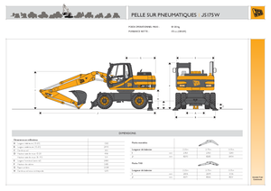 Gumikerekes kotrók JCB JS 175 W