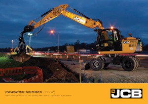 Gumikerekes kotrók JCB JS175W