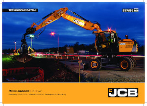 Gumikerekes kotrók JCB JS175W