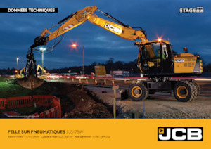 Gumikerekes kotrók JCB JS175W