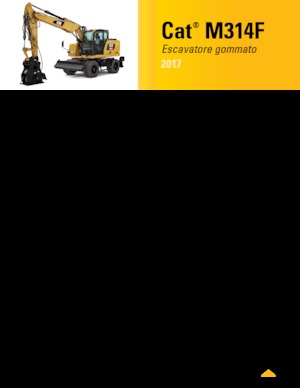 Gumikerekes kotrók Caterpillar M314F