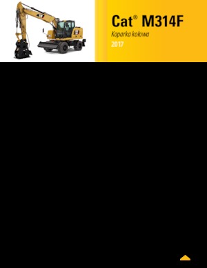 Gumikerekes kotrók Caterpillar M314F