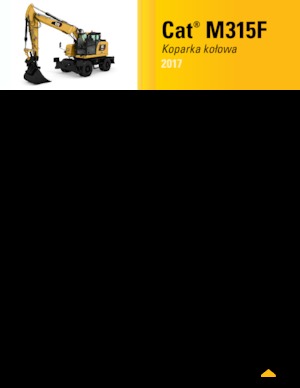 Gumikerekes kotrók Caterpillar M315F