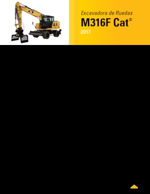 Gumikerekes kotrók Caterpillar M316F