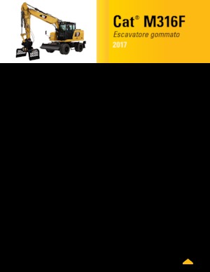 Gumikerekes kotrók Caterpillar M316F