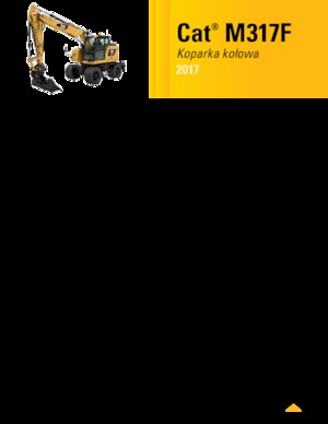 Gumikerekes kotrók Caterpillar M317F