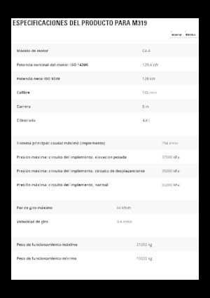 Gumikerekes kotrók Caterpillar M319