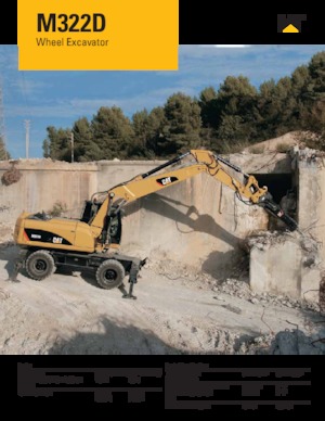Gumikerekes kotrók Caterpillar M322D