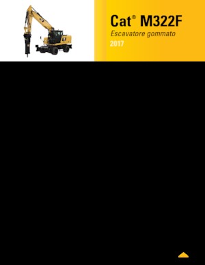 Gumikerekes kotrók Caterpillar M322F
