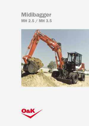 Gumikerekes kotrók O&K MH 3.5