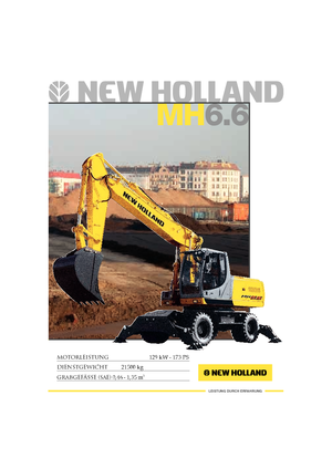 Gumikerekes kotrók New Holland MH 6.6
