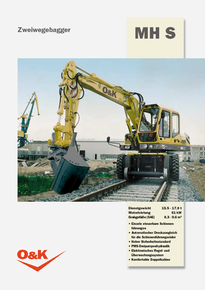 Gumikerekes kotrók O&K MH S