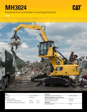 Anyagmozgató gépek Caterpillar MH3024