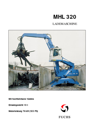 Anyagmozgató gépek Fuchs MHL 320