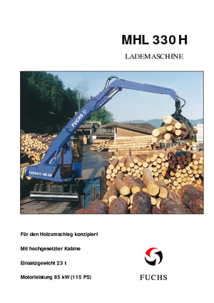 Anyagmozgató gépek Fuchs MHL 330 H