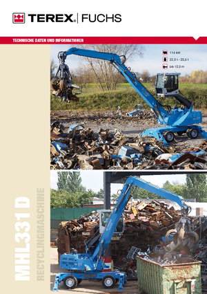 Anyagmozgató gépek Terex-Fuchs MHL 331 D