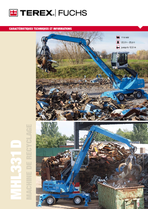 Anyagmozgató gépek Terex-Fuchs MHL 331 D