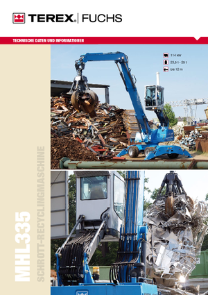 Anyagmozgató gépek Terex-Fuchs MHL 335