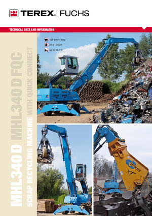 Anyagmozgató gépek Terex-Fuchs MHL 340 D