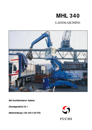 Anyagmozgató gépek Fuchs MHL 340
