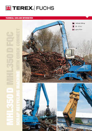 Anyagmozgató gépek Terex-Fuchs MHL 350 D