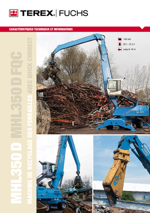 Anyagmozgató gépek Terex-Fuchs MHL 350 D